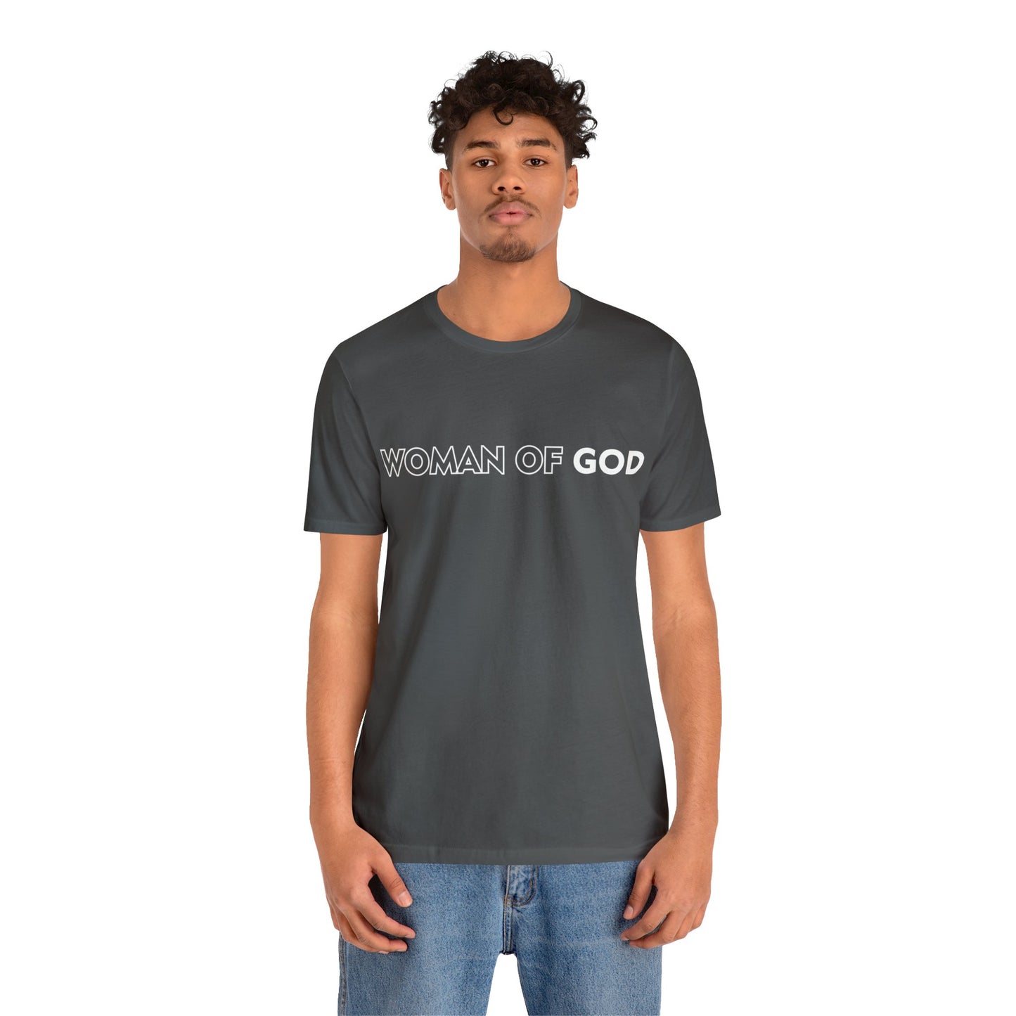 Unisex Jersey Short Sleeve Tee- Woman Of God