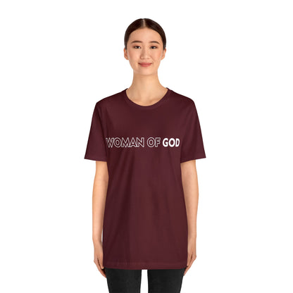 Unisex Jersey Short Sleeve Tee- Woman Of God