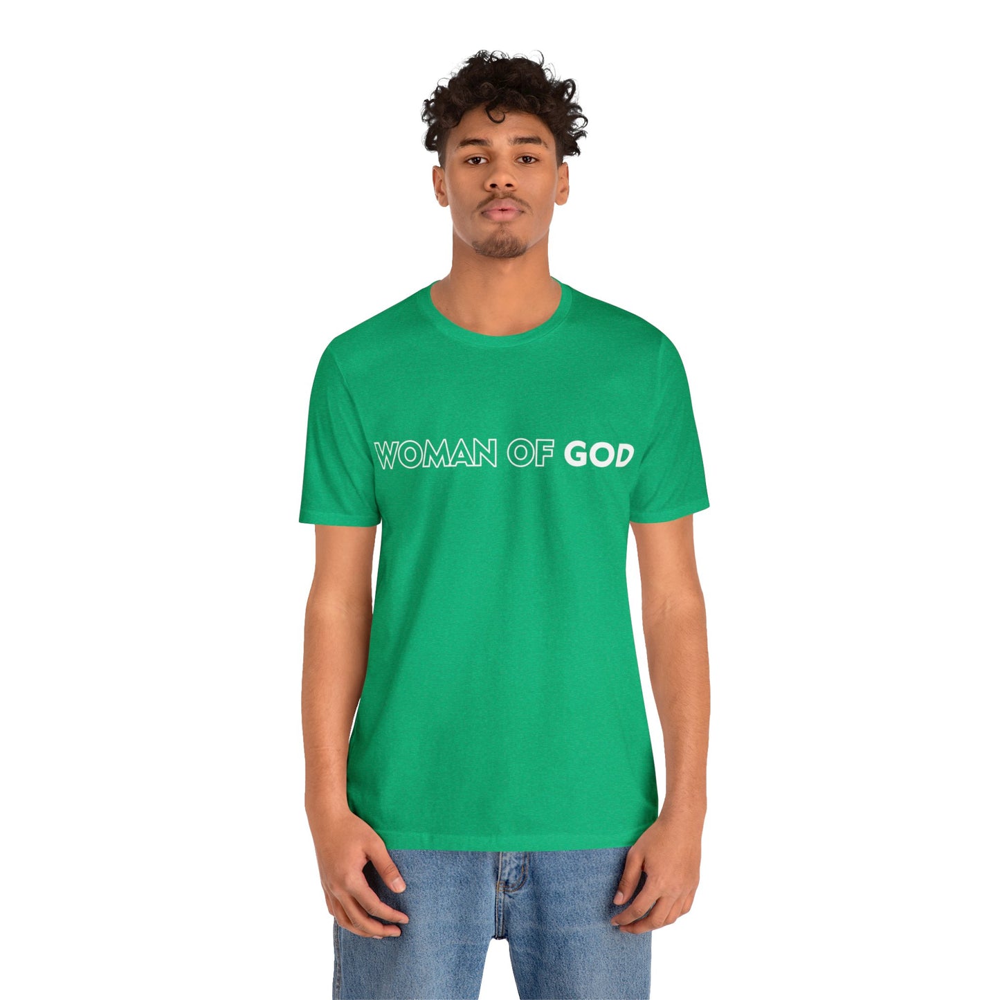 Unisex Jersey Short Sleeve Tee- Woman Of God