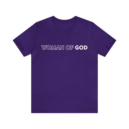 Unisex Jersey Short Sleeve Tee- Woman Of God