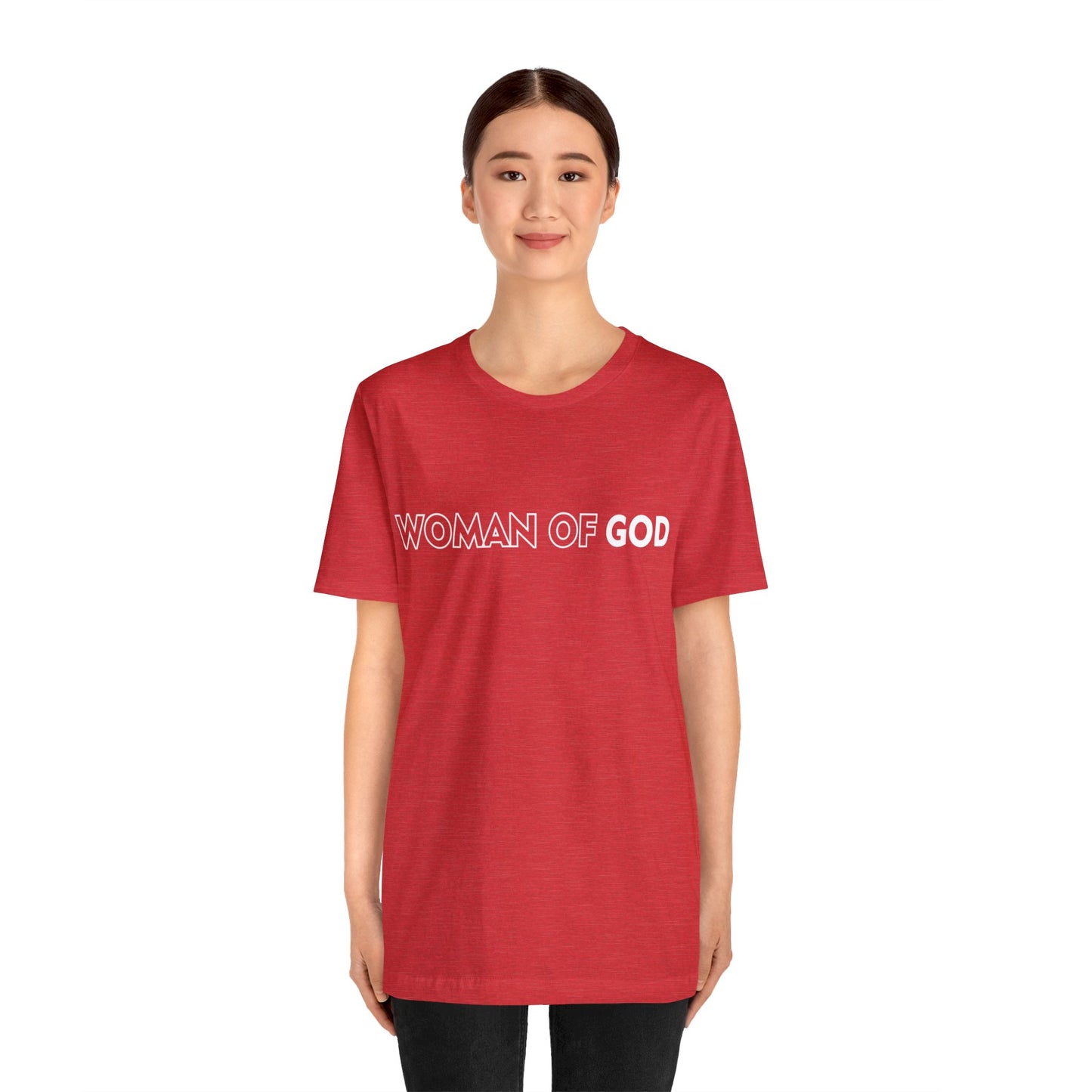 Unisex Jersey Short Sleeve Tee- Woman Of God