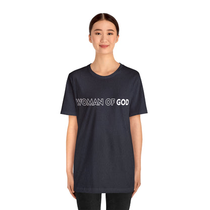 Unisex Jersey Short Sleeve Tee- Woman Of God